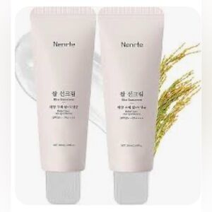 Lot of 2 – Nenrte Rice Sunscreen SPF50+ PA++++, 50ml Each – New & Sealed